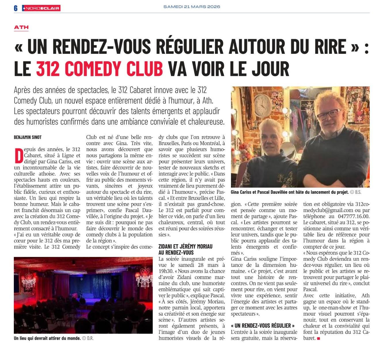 Un rendez-vous régulier autour du rire